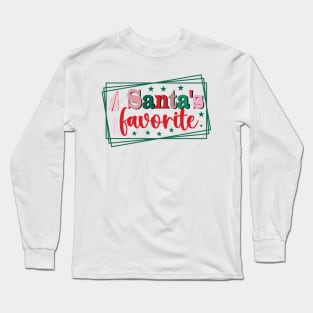 Santa's Favorite Long Sleeve T-Shirt